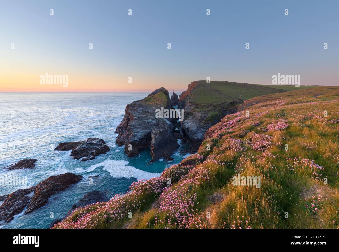 Gunver Head North Cornwall Foto Stock