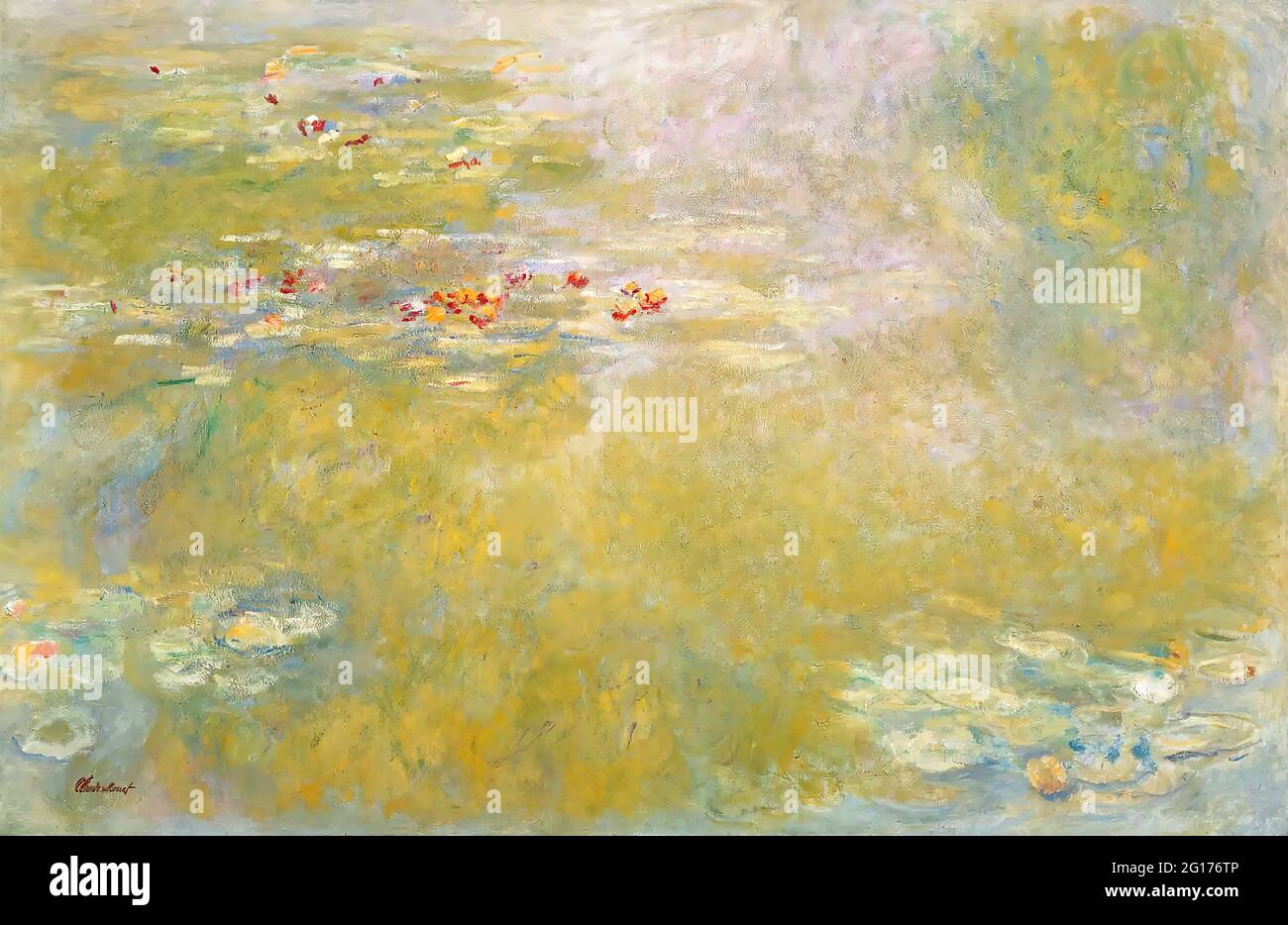 Claude Monet - le Bassin Aux Nymphas il laghetto d'acqua Foto Stock