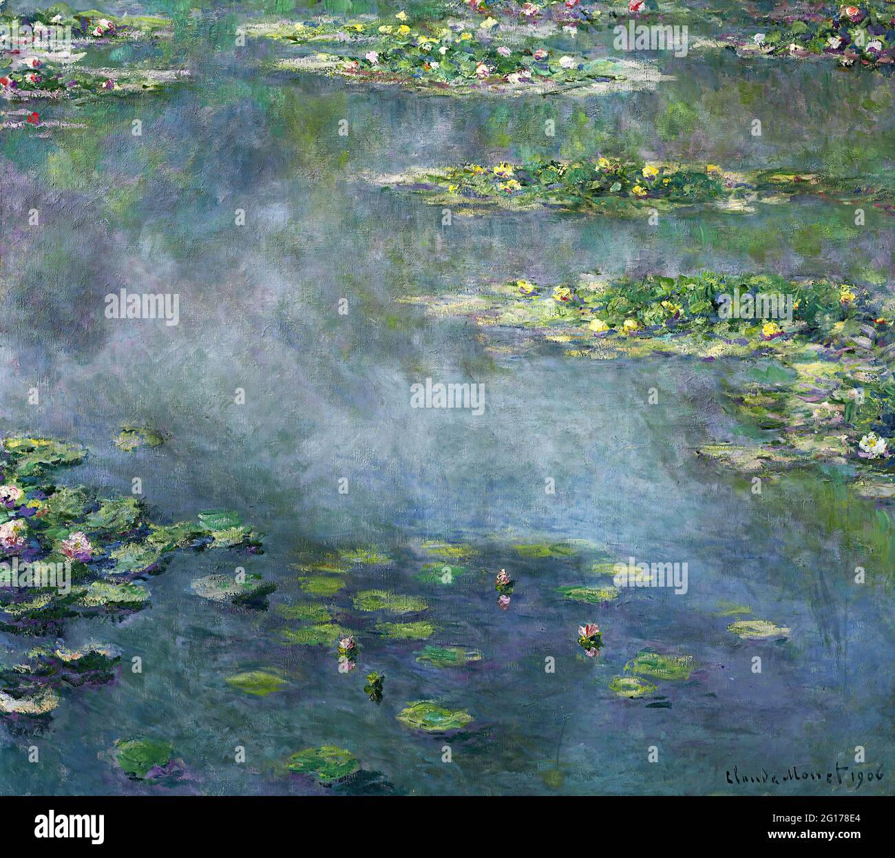 Claude Monet - nymphas 01 Foto Stock