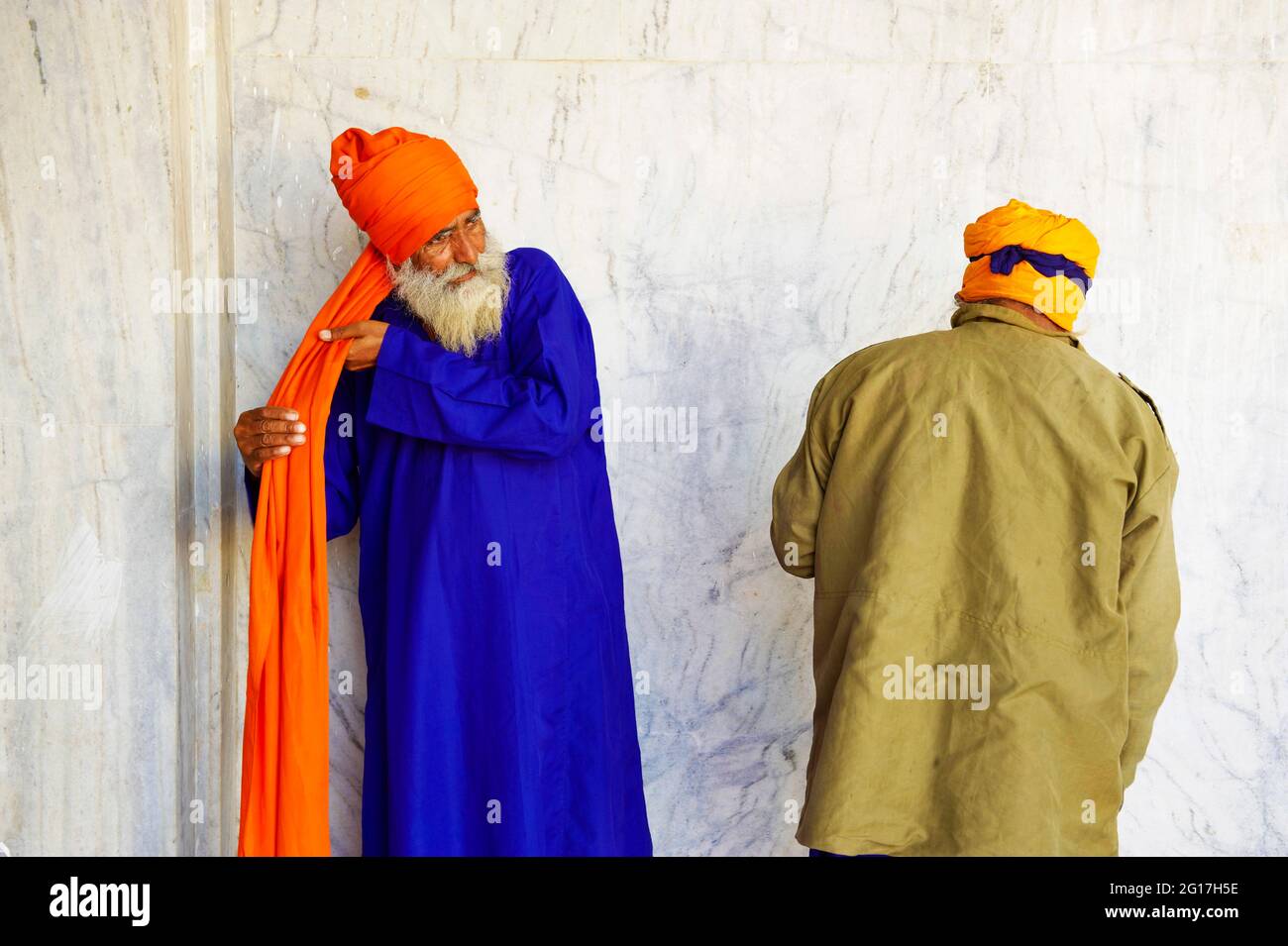 India, Punjab, Anandpur Sahib, Hola Mohalla festival della comunità Sikh Foto Stock