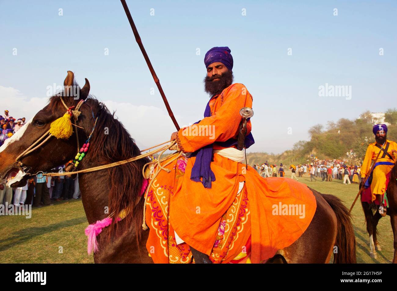 India, Punjab, Anandpur Sahib, Hola Mohalla festival della comunità Sikh Foto Stock