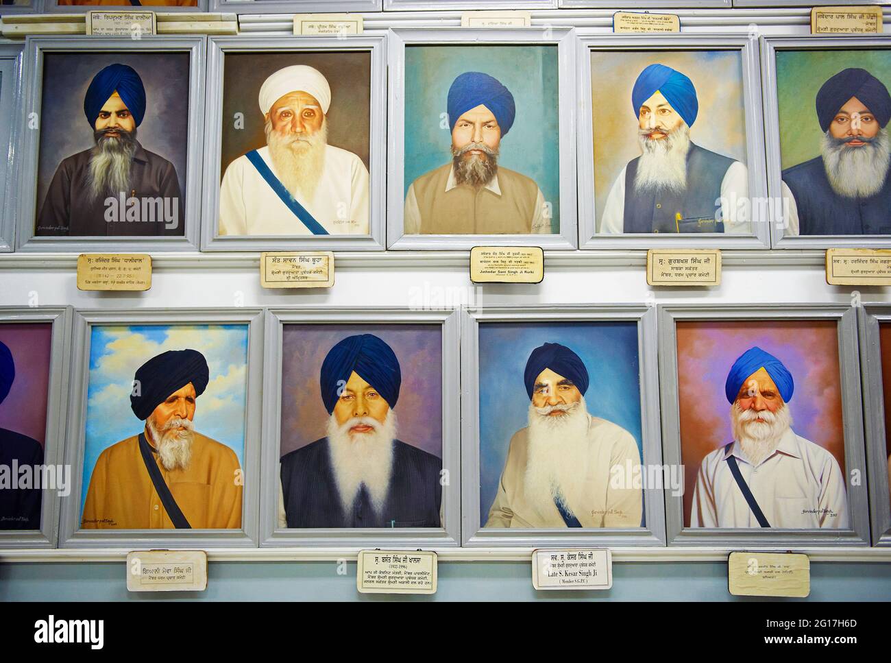 India, Penjab, Amritsar, Harmandir Sahib (Tempio d'oro), centro spirituale e culturale della religione Sikh Foto Stock