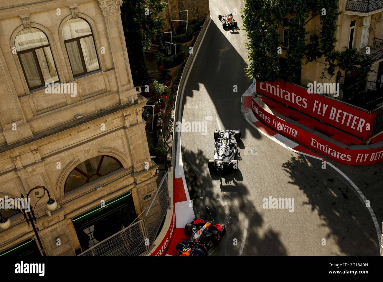 10 GASLY Pierre (fra), Scuderia AlphaTauri Honda AT02, azione durante il Gran Premio di Formula 1 Azerbaigian 2021 dal 04 al 06 giugno 2021 sul circuito cittadino di Baku, a Baku, Azerbaigian - Foto DPPI / LiveMedia Foto Stock