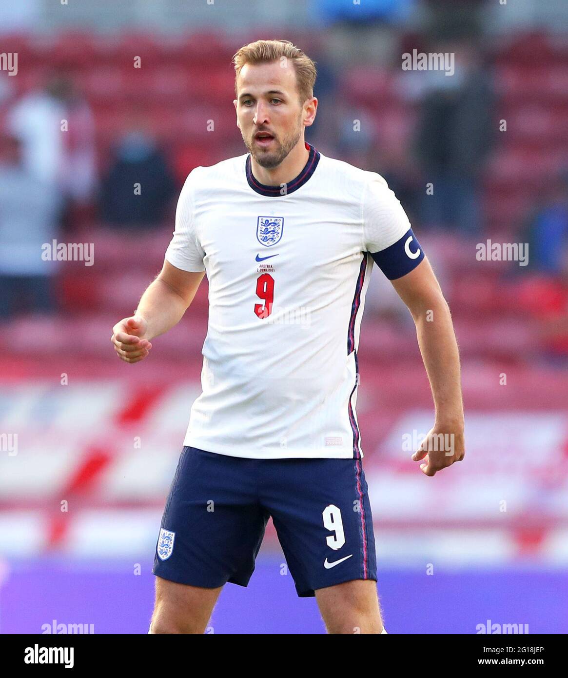 Middlesborough, Regno Unito. 02 giugno 2021. Harry Kane dell'Inghilterra. Credit Anthony Devlin/Alamy Live News Foto Stock