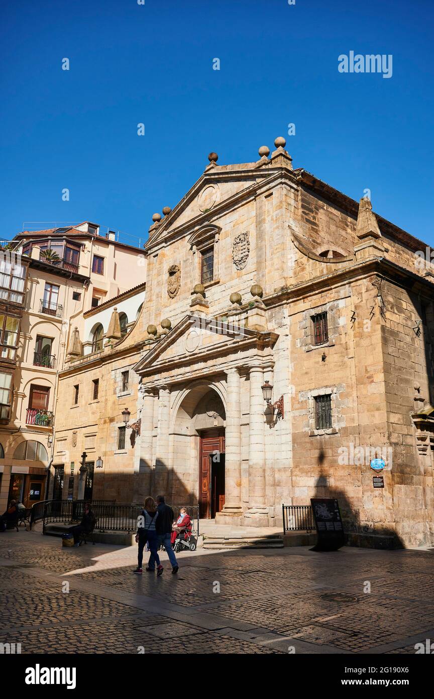 Iglesia de los Santos Juanes, bilbao, biscay, Contry basco, euskadi, euskal herria, spagna, europa Foto Stock