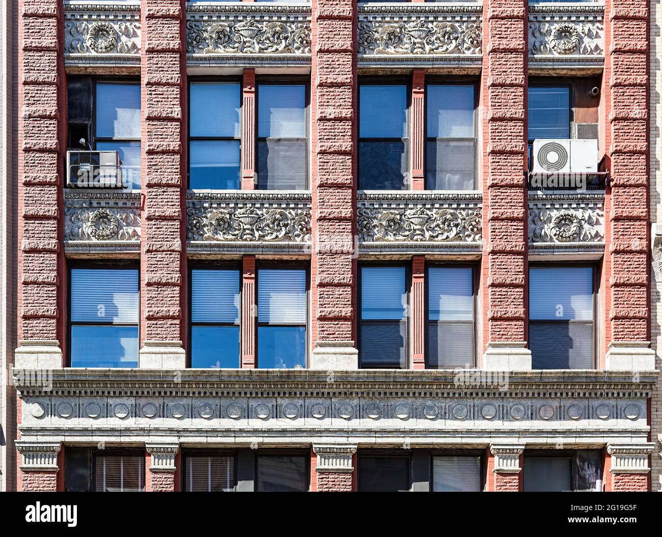 Dettagli, 244-246 West 23rd Street, Chelsea, New York Foto Stock