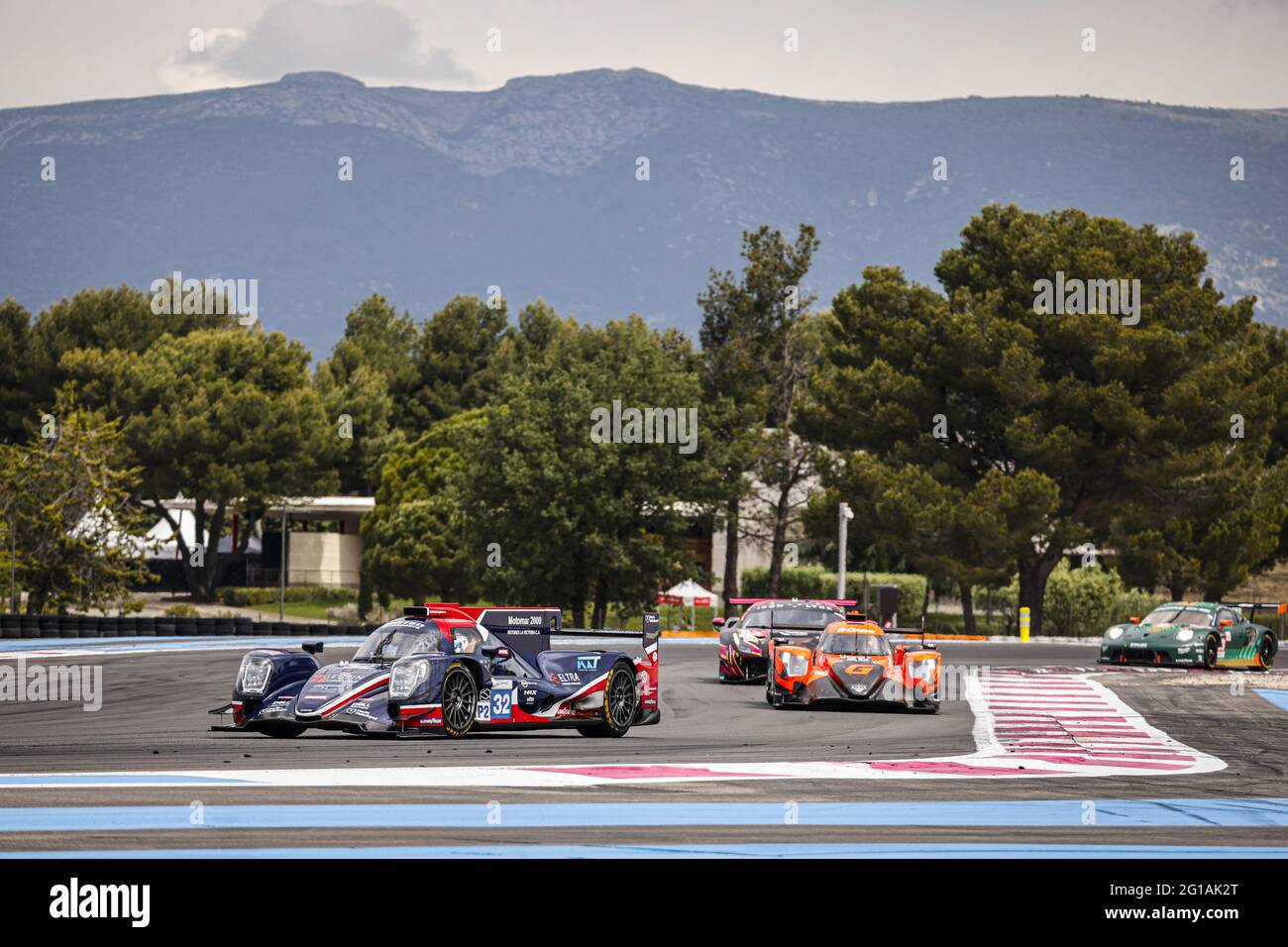 Le Castellet, Francia. 06 giugno 2021. 32 Job Van Uitert (NLD), Nicolas Jamin (fra), Manuel Maldonado (VEN), Oreca 07 - Gibson UNITED AUTOSPORTS, azione durante la 2021 4 ore di le Castellet, 3° round della 2021 European le Mans Series, dal 04 al 06 giugno 2021 sul circuito Paul Ricard, a le Castellet, Francia - Foto Francois Flamand/DPPI/LiveMedia Credit: Agenzia indipendente per la fotografia/Alamy Live News Foto Stock