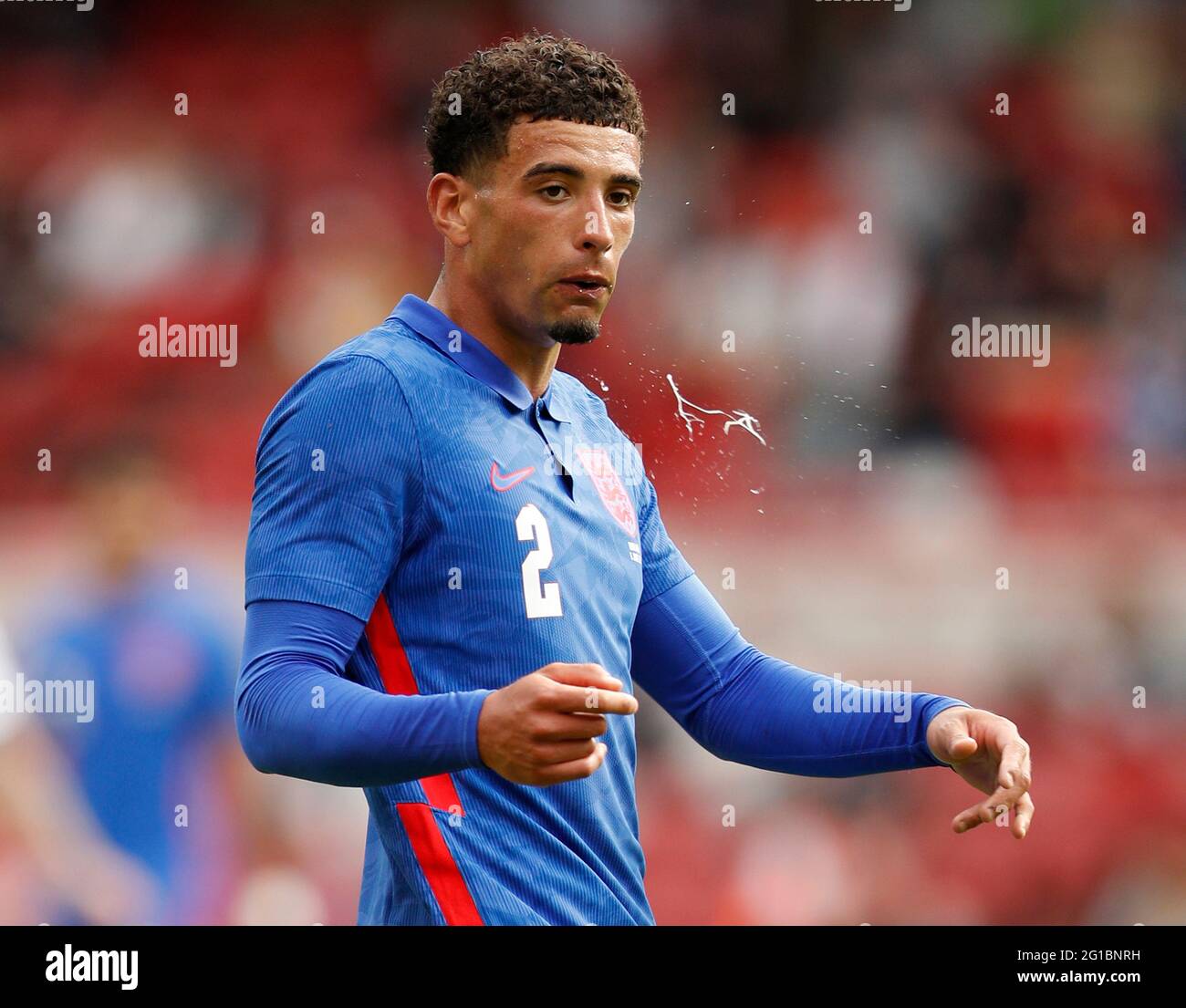 Middlesbrough, Inghilterra, 6 giugno 2021. Ben Godfrey of England durante la partita di calcio internazionale al Riverside Stadium di Middlesbrough. L'immagine di credito dovrebbe essere: Darren Staples / Sportimage Foto Stock