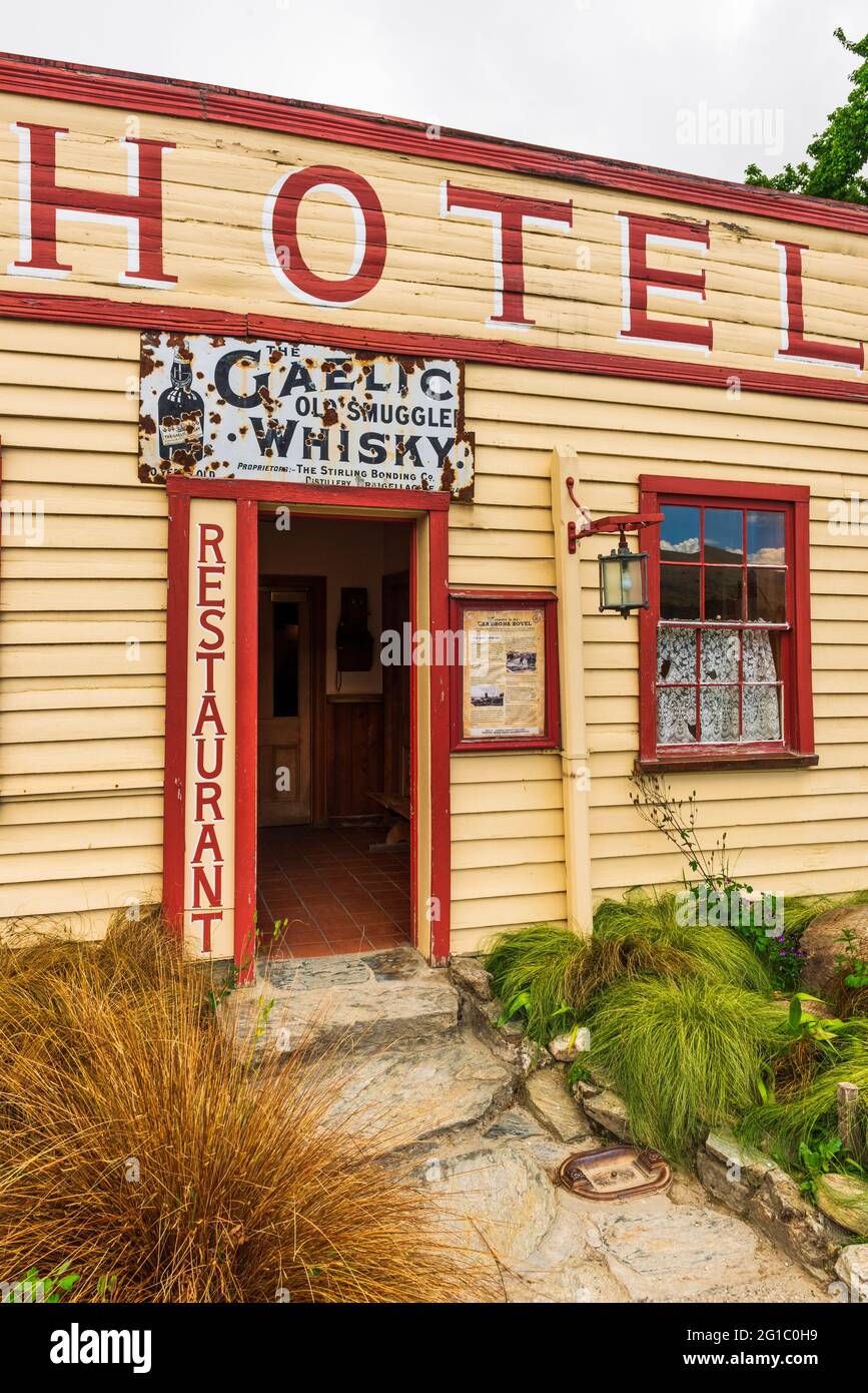 The Cardrona Hotel, Cardrona, Central Otago, South Island, Nuova Zelanda Foto Stock