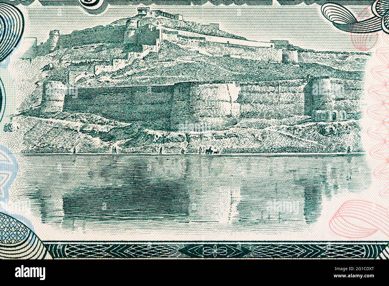 Fortezza a Kabul da soldi afgani Foto Stock