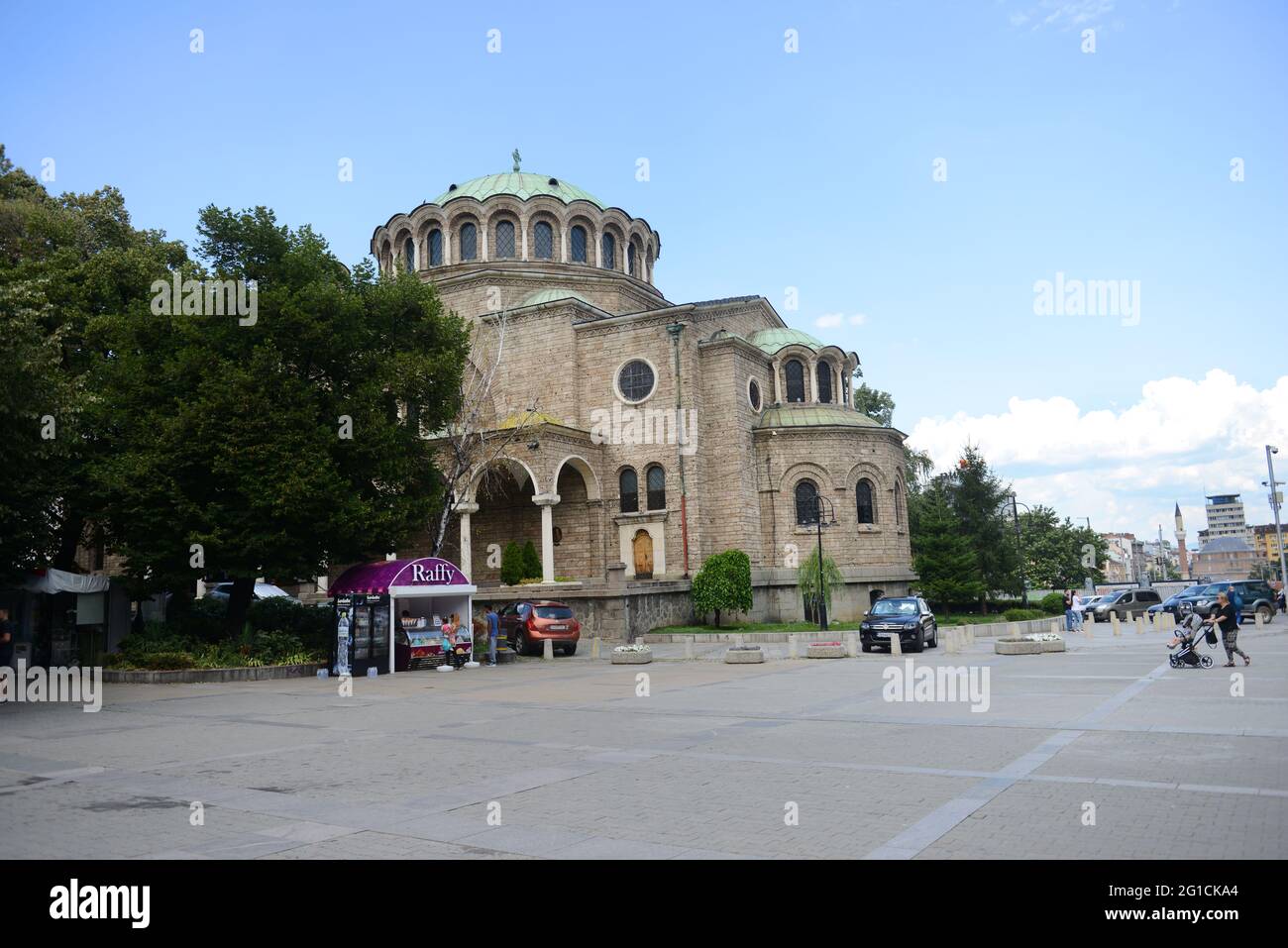 Chiesa di Hagia Nedelja a Sofia, Bulgaria. Foto Stock
