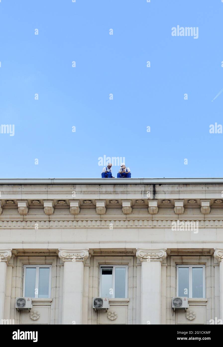 Corte costituzionale della Bulgaria a Sofia. Foto Stock