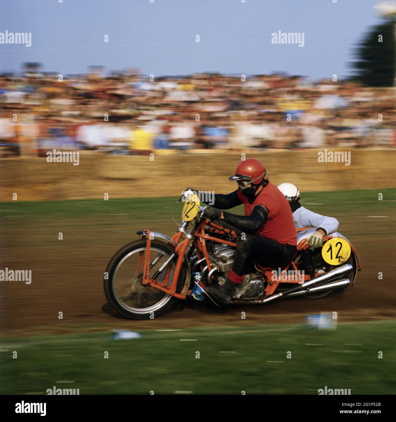 sport, motociclo, corse di cavallotto, sidecar, 1970, INFORMAZIONI-AGGIUNTIVE-DIRITTI-AUTORIZZAZIONE-NON-DISPONIBILI Foto Stock