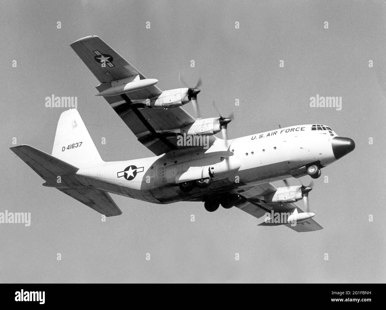 Trasporto / trasporto, aviazione, militare, aereo, Stati Uniti, LOCKHEED "C-130 HERCULES", ADDITIONAL-RIGHTS-CLEARANCE-INFO-NOT-AVAILABLE Foto Stock