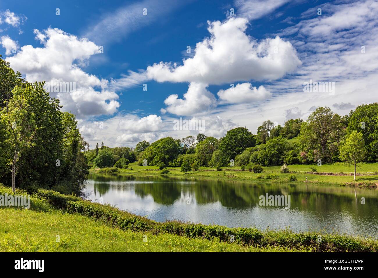 Loder Valley Nature Reserve, Ardingly Reservoir, Wakehurst, nel Sussex occidentale. Foto Stock