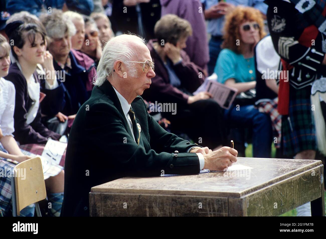Highlandgames, Highland Games, Juror, Scozia, Gran Bretagna Foto Stock