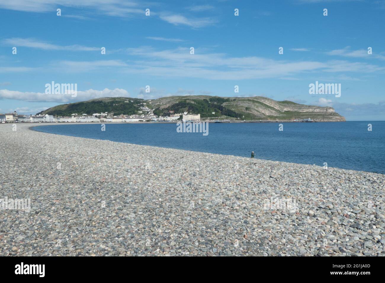 Llandudno Promenade Foto Stock