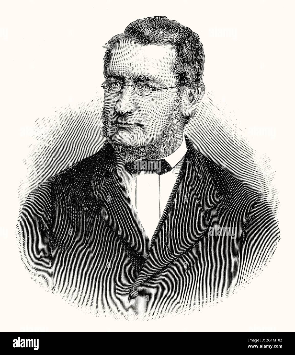 Julius Robert von Mayer, 1814 – 1878, medico, chimico e fisico tedesco Foto Stock