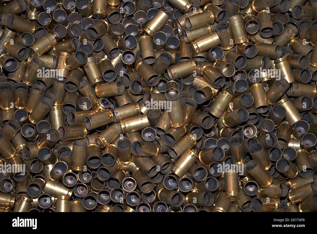 carta da parabellum bullet case munizioni da 9 mm Foto Stock