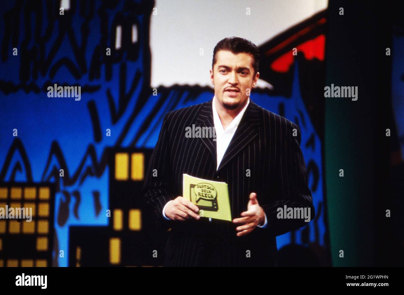 Quatsch dich reich - Koslars Comedy Talk, Talkshowparodie, Deutschland 1999, moderatore: Michael Koslar Foto Stock