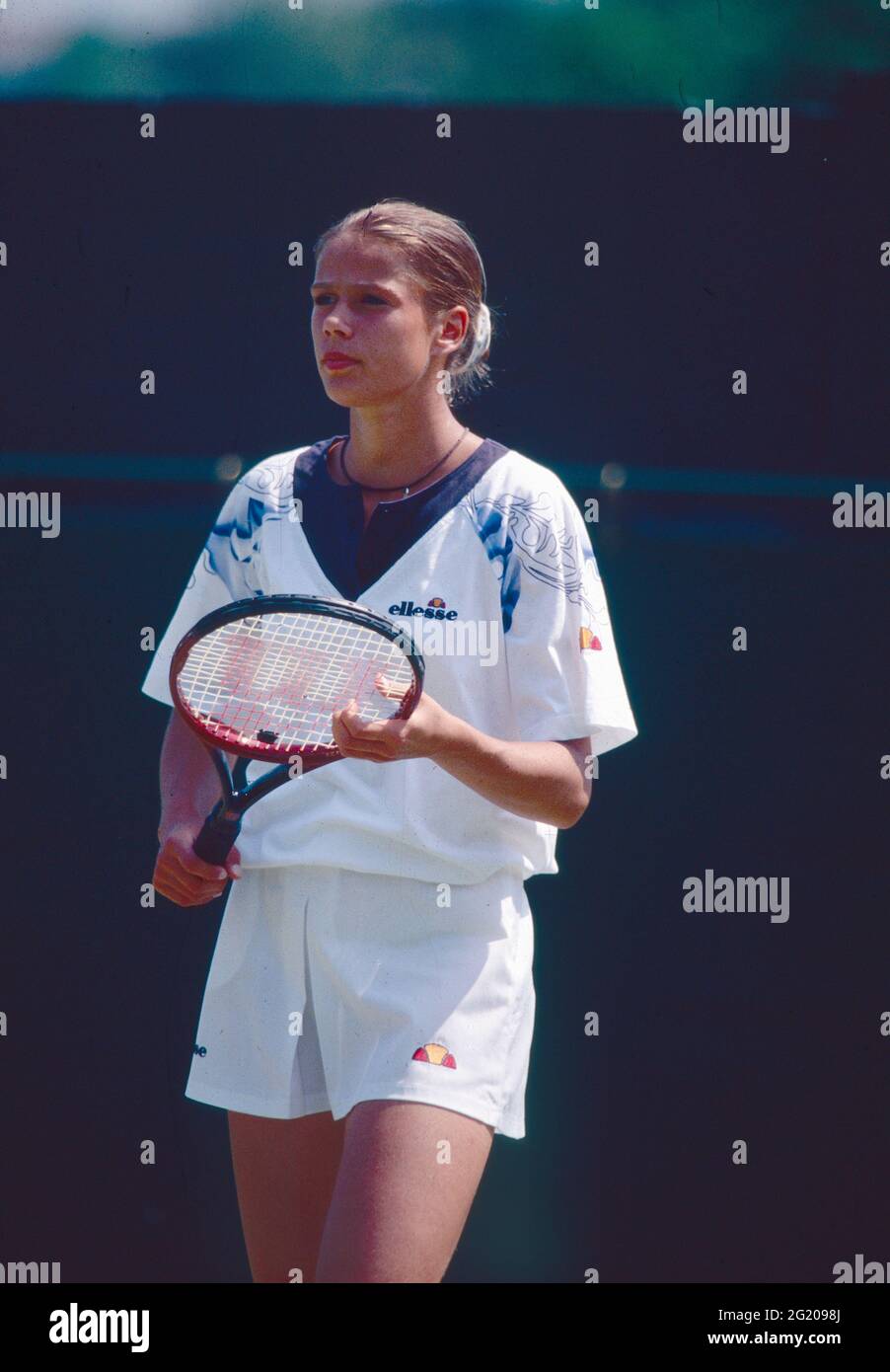 Il tennista tedesco Jana Kandarr, anni '90 Foto Stock
