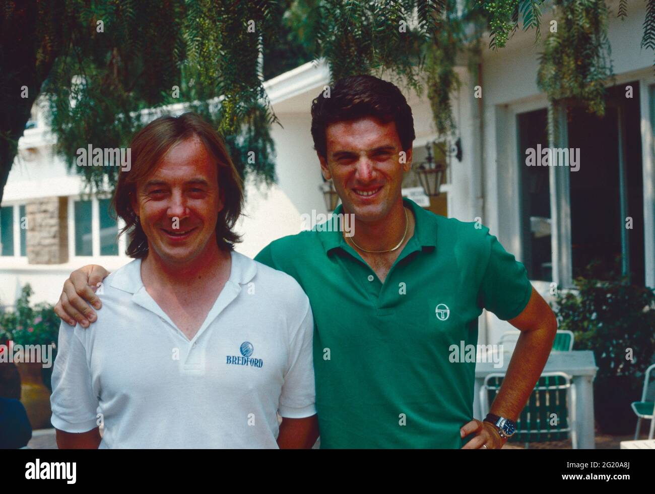 Allenatore italiano di tennis Riccardo Piatti, anni '90 Foto stock - Alamy