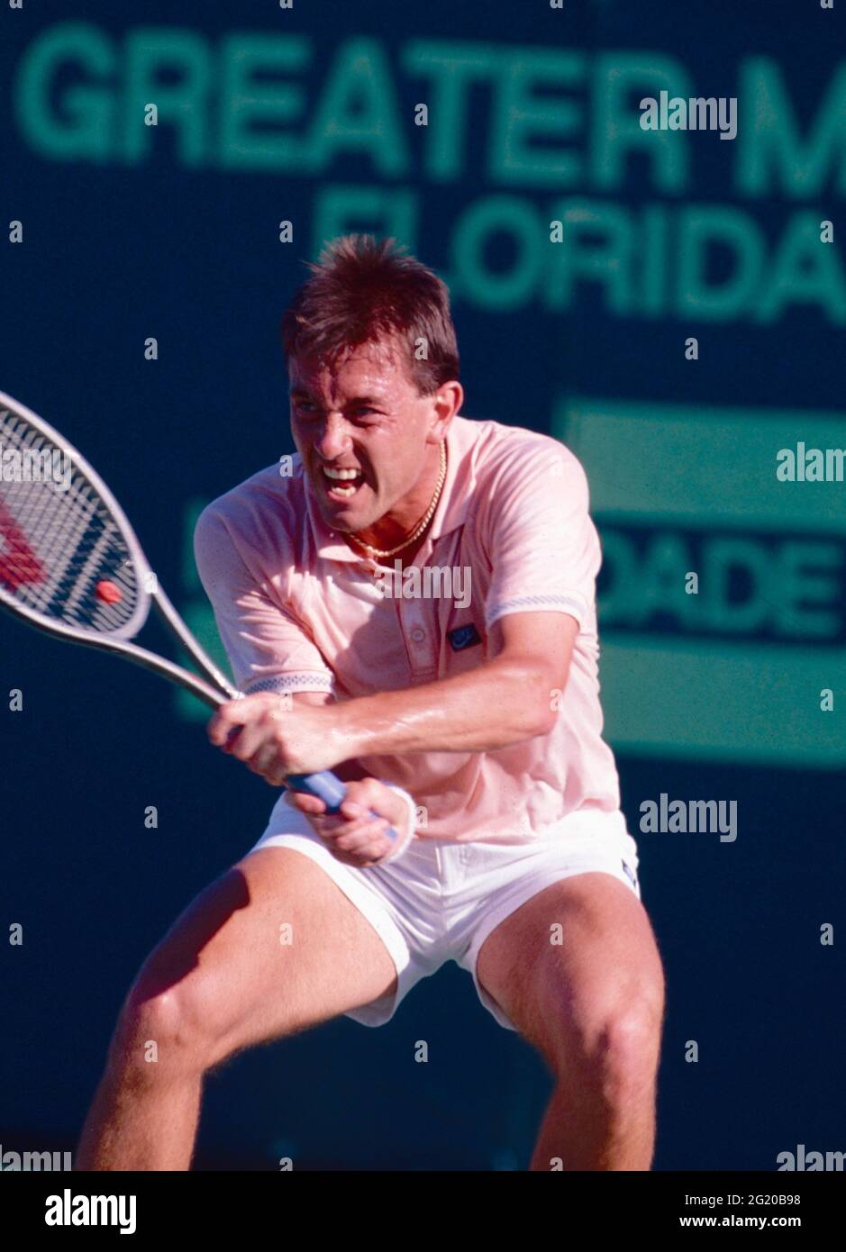 Tennista svedese Mikael Pernfors, anni ottanta Foto stock - Alamy