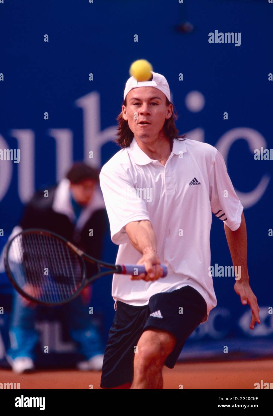 Tennista argentino Guillermo Coria, anni 2000 Foto Stock