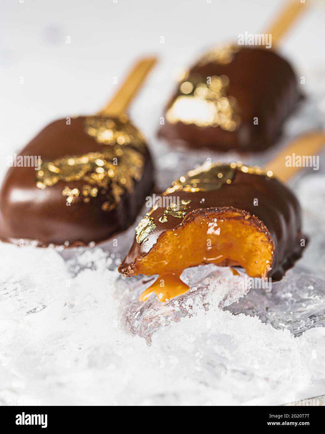 Ricetta cioccolatini con foglia d'oro