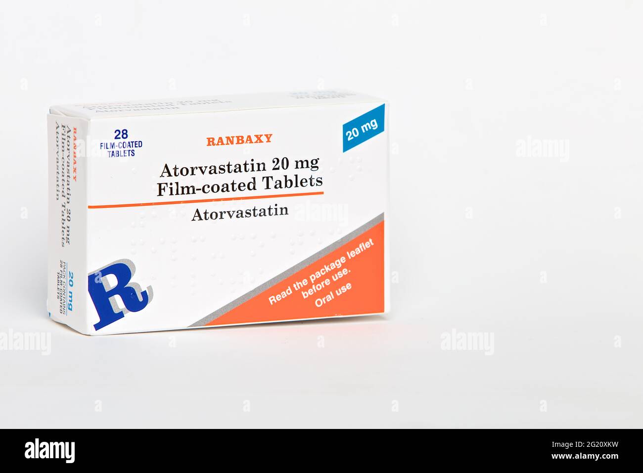 Atorvastatina è usato per migliorare i livelli di colesterolo in persone con diversi tipi di problemi di colesterolo. Foto Stock