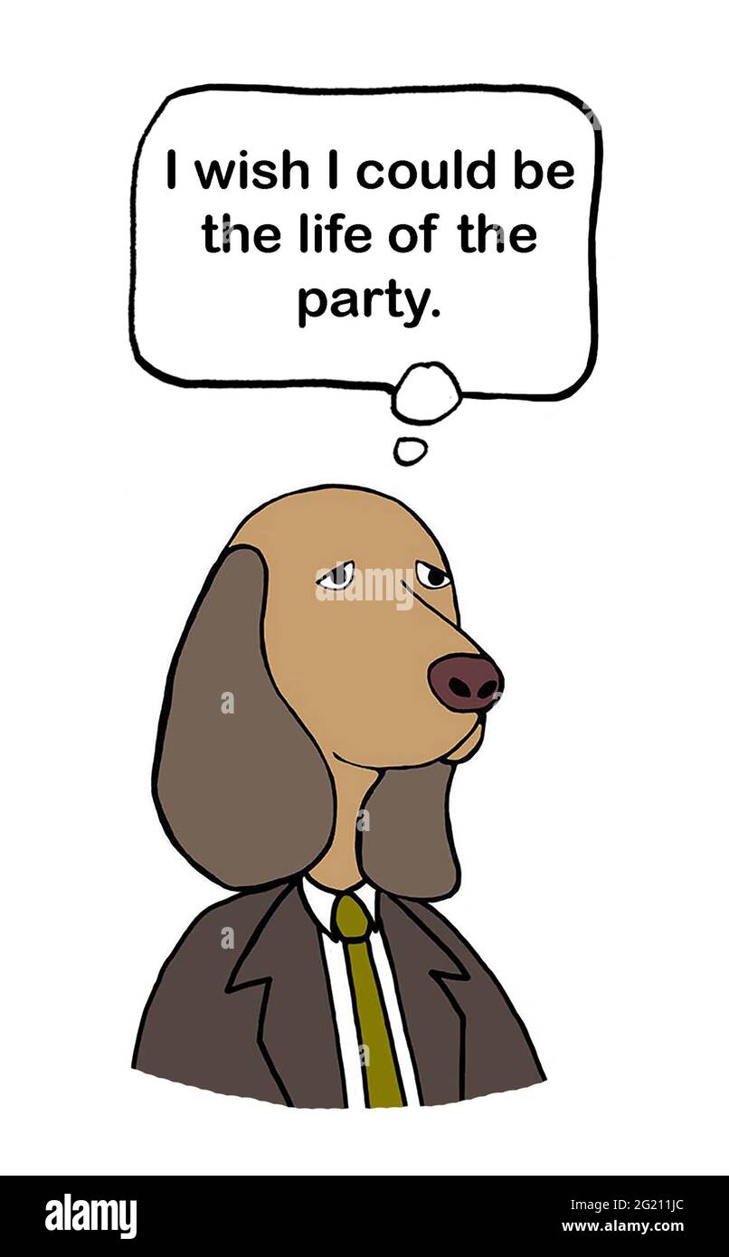 Hound cane vuole essere divertente. Foto Stock