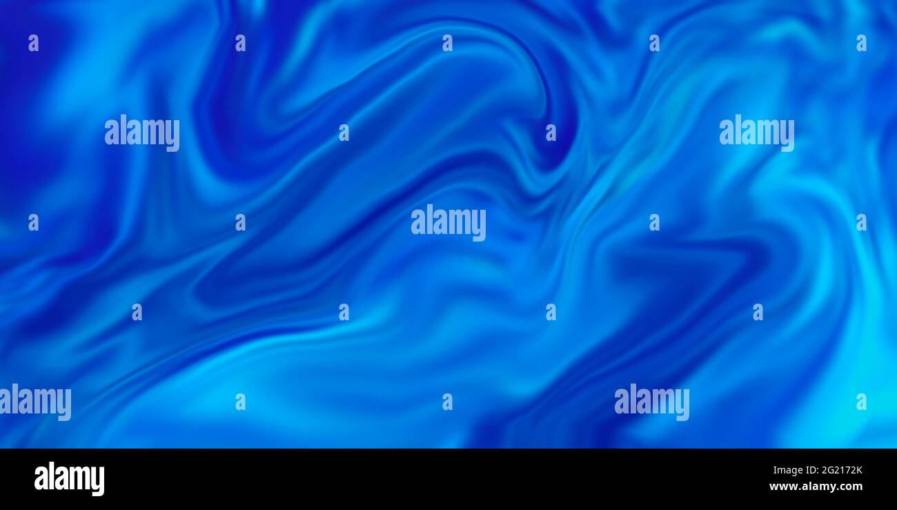 Flusso dinamico liquido incandescente. Rivestimento fluido dal design trendy. Illustrazione del progetto. Marmo liquido disegno astratto pittura sfondo Foto Stock