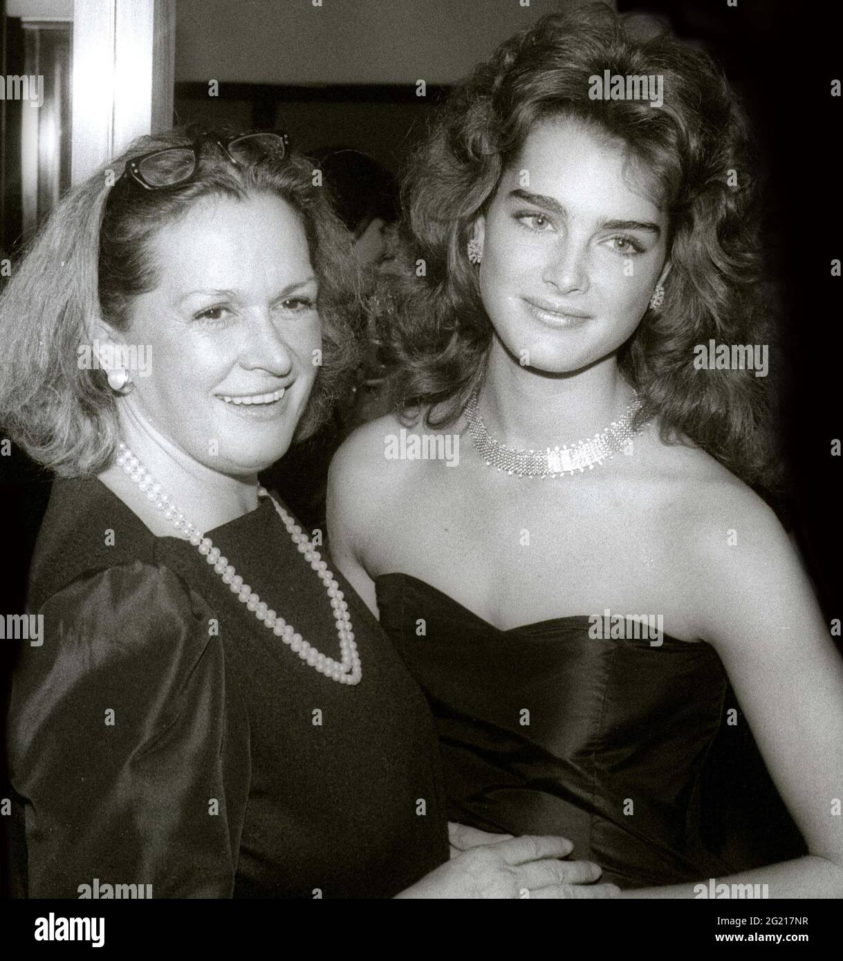 Teri Shields Brooke Shields 1980 Foto di John Barrett/PHOTOlink Foto stock  - Alamy