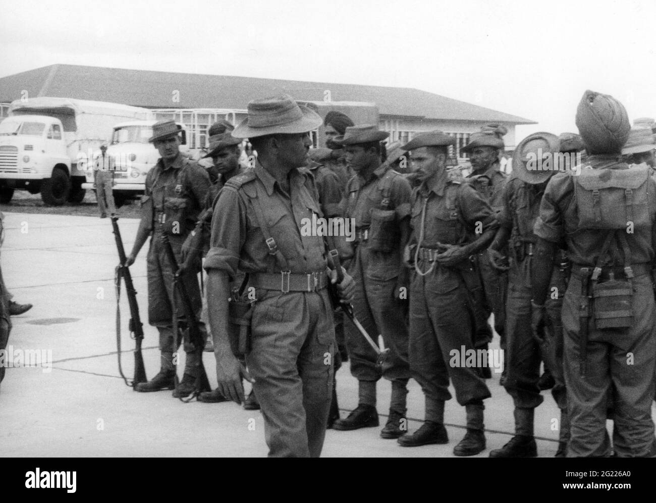 Politica, Nazioni Unite (ONU), forze di mantenimento della pace, assegnazione in Congo 1960 - 1964, DIRITTI-AGGIUNTIVI-AUTORIZZAZIONE-INFORMAZIONI-NON-DISPONIBILI Foto Stock