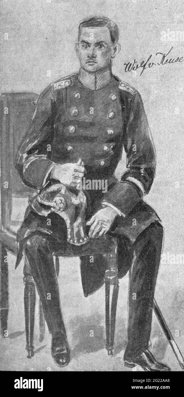 giustizia, cause legali, Moltke contro Harden, luogotenente Wolf von Kruse, DIRITTI-AGGIUNTIVI-AUTORIZZAZIONE-INFORMAZIONI-NON-DISPONIBILI Foto Stock