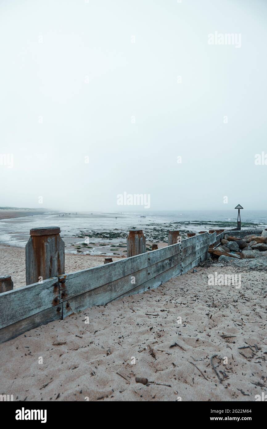 Seaton Sluice, Northumberland, Regno Unito Foto Stock