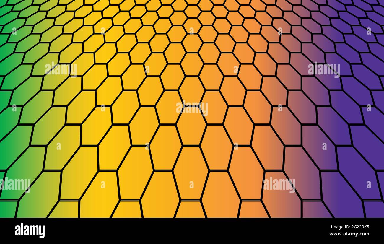 Sfondo astratto di ricci colorati Illustrazione Vettoriale