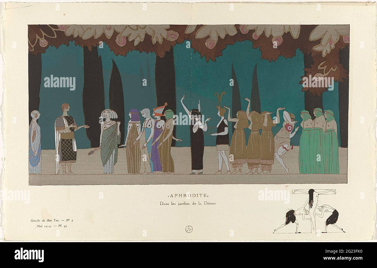 Gazette du Bon Ton 1914 No. 5 PL. 43 Aphrodite dans Les