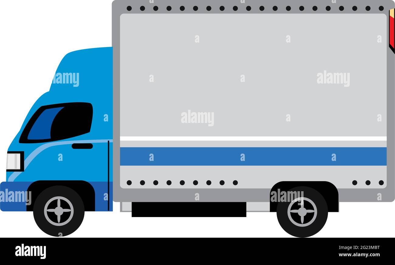trasporto di camion di trasporto Illustrazione Vettoriale