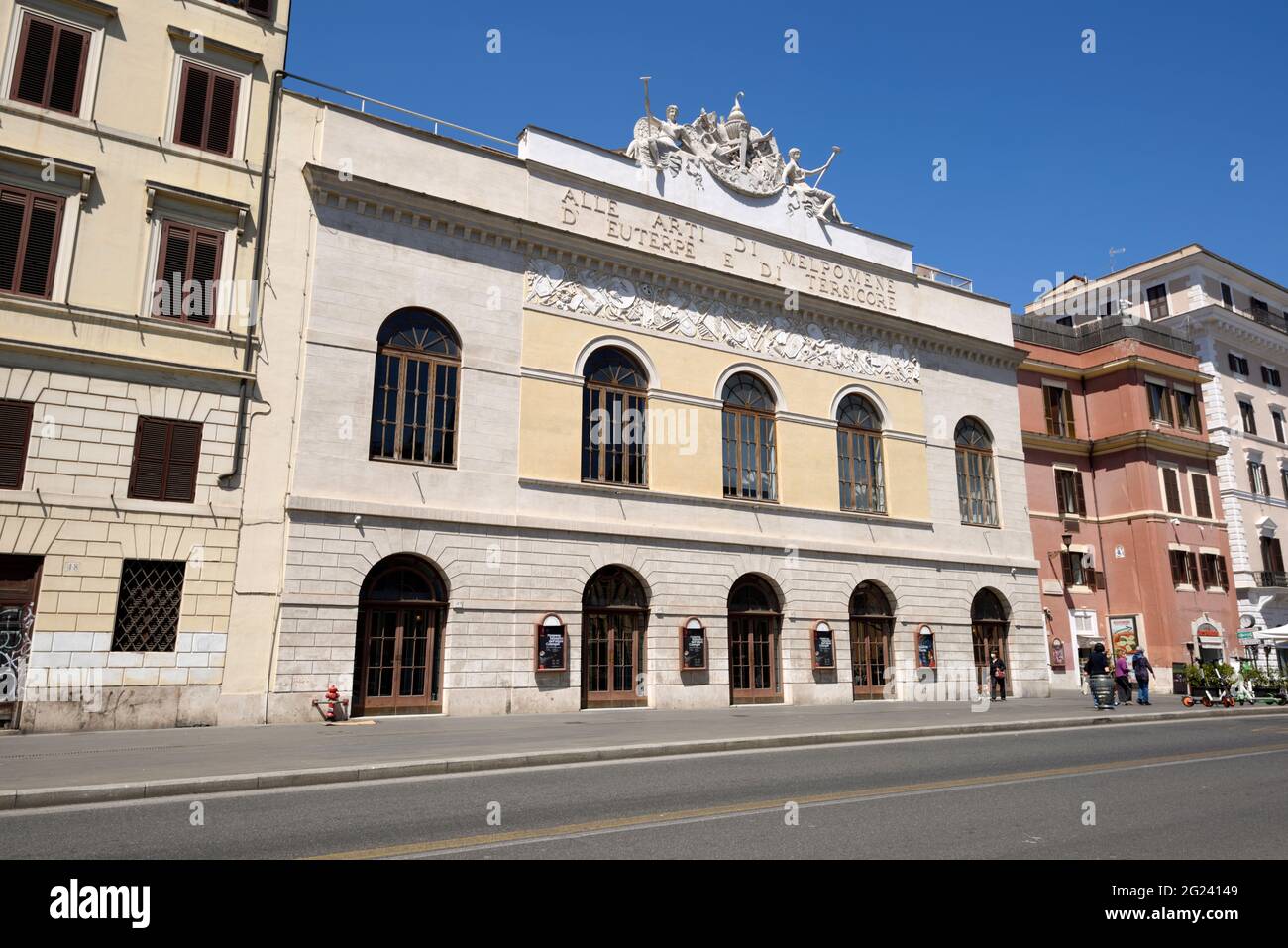 Italia, Roma, Teatro Argentina Foto Stock