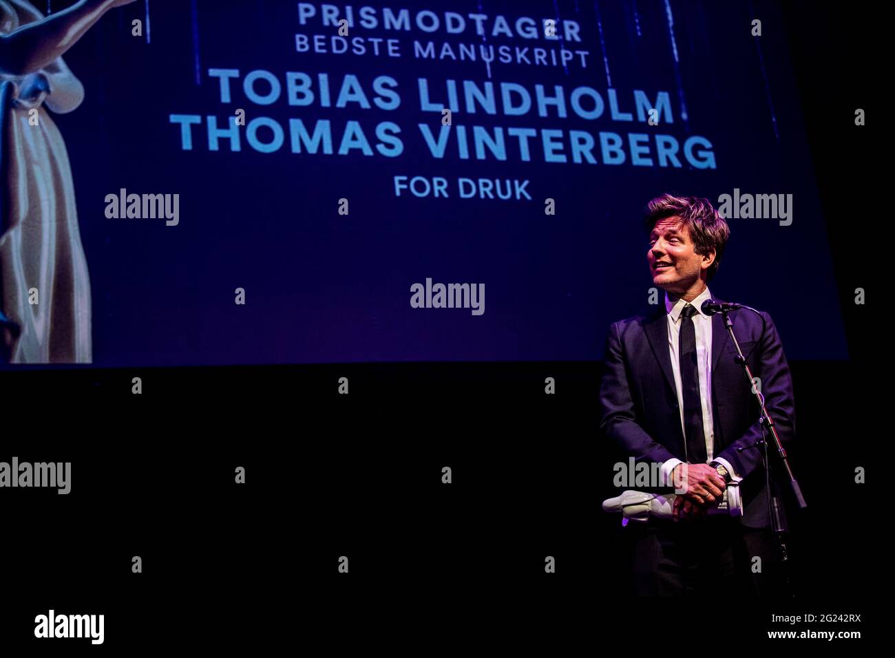 Copenaghen, Danimarca. 8 maggio 2021. Thomas Vinterberg, il regista danese, ha visto i Bodil Awards 2021 a Copenhagen. (Foto: Gonzales Photo - Lasse Lagoni). Foto Stock