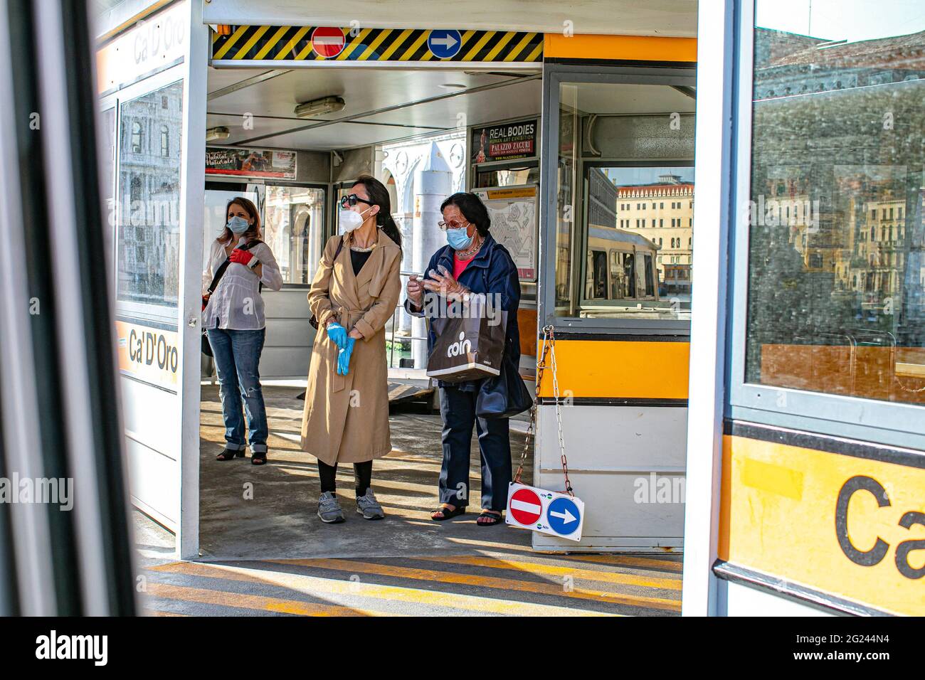 Venezia Coronavirus - ultimo giorno di blocco prima della riapertura fase 2 (Bergamo - 2020-05-17, Foto ©Sergio Agazzi) p.s. la foto e' utilizzabile nel rispetto Foto Stock