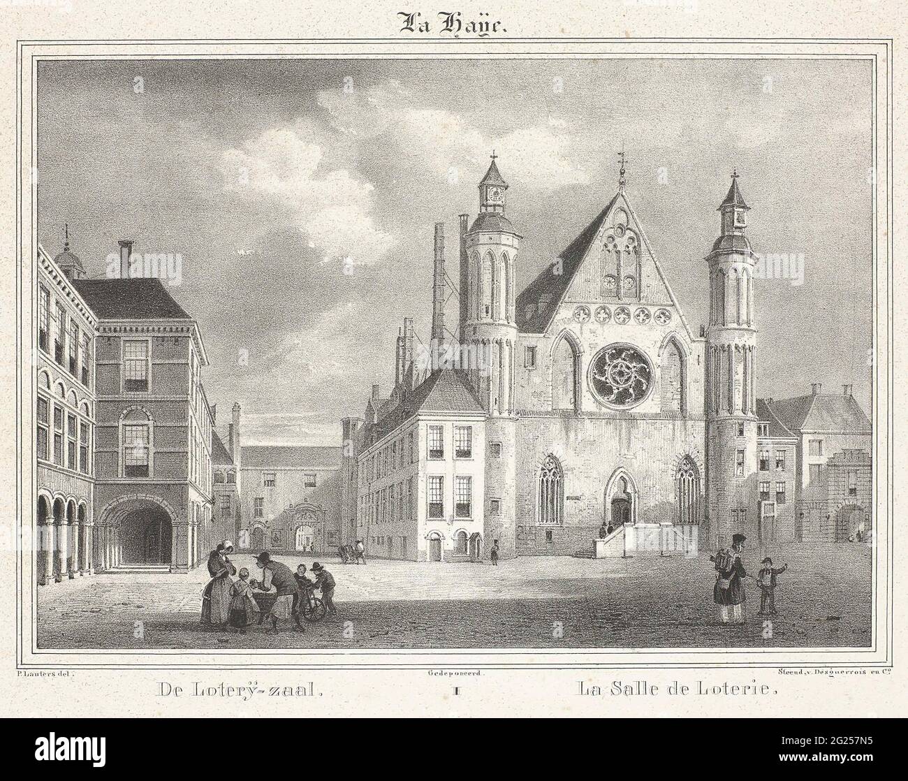 The Lottery Room (S Gravenhage) Steendr. v. desguerrrois & co ... Foto Stock