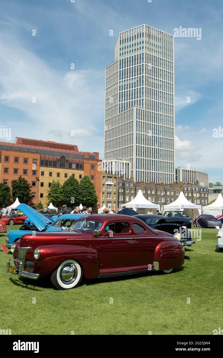 London Concours 2021 presso la Honourable Artillery Company City di Londra UK. 8/6/2021 Foto Stock