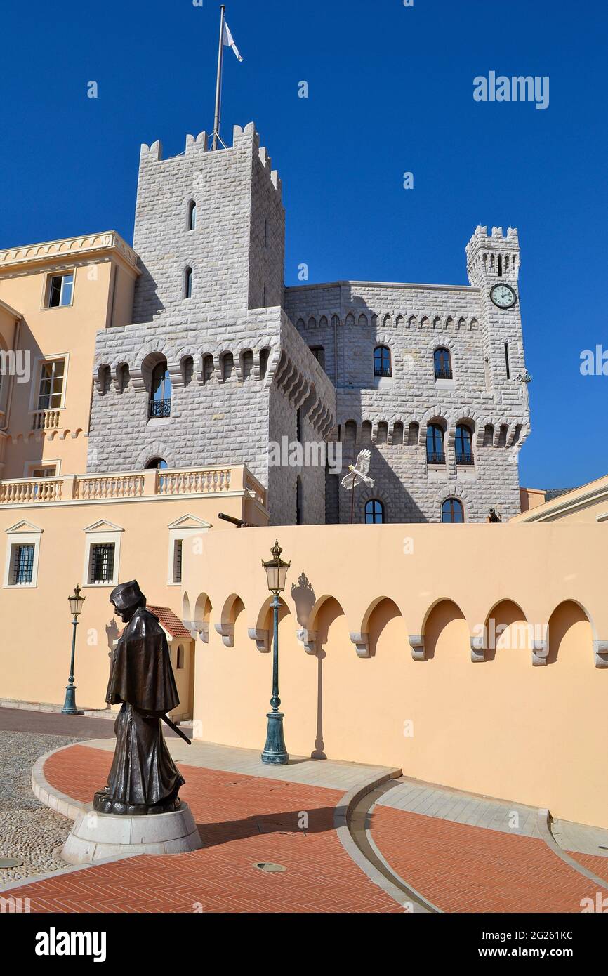 Vista del Monte Carlo Foto Stock