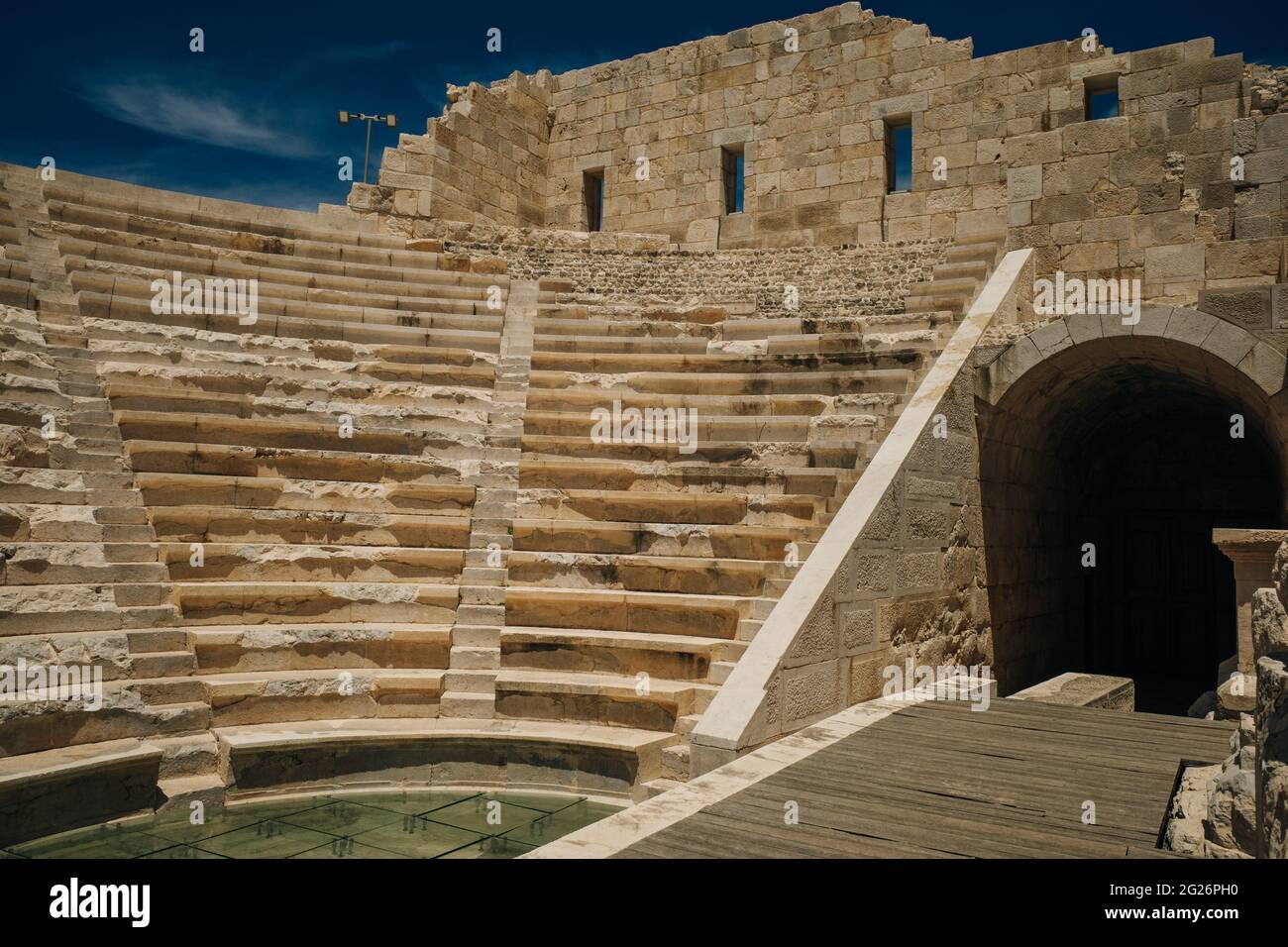 Area del Teatro Antico di Patara Antalya, Turchia Foto Stock