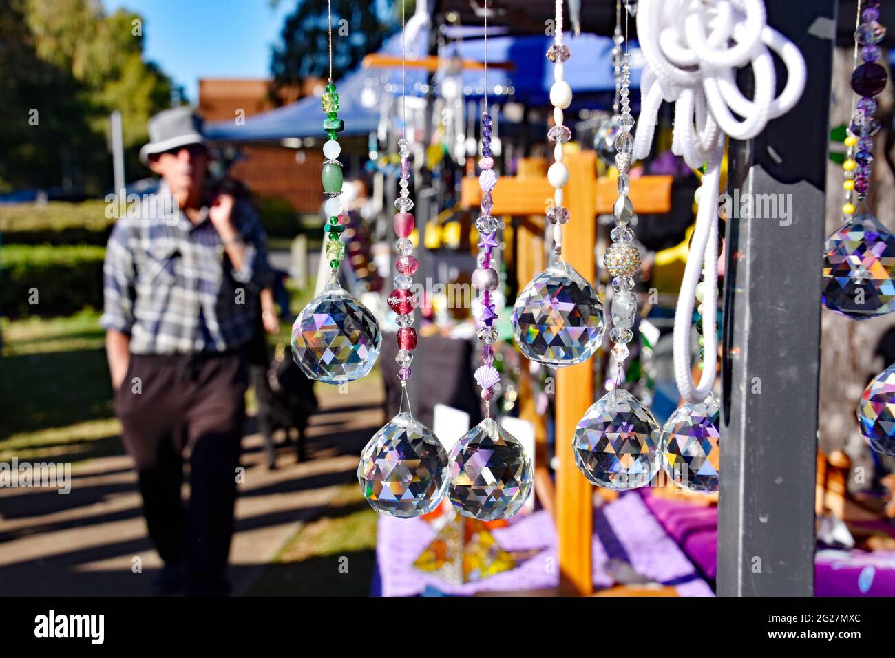 MERCATI IN UNA GIORNATA DI SOLE Foto Stock