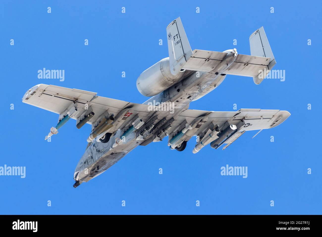 Un U.S. Air Force A-10 Thunderbolt II. Foto Stock