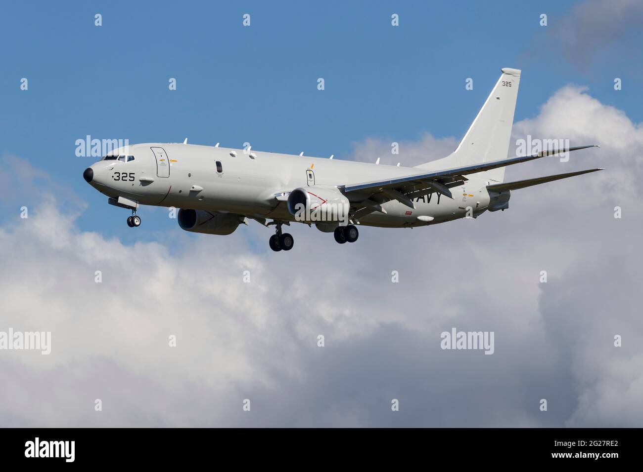 Una US Navy P-8A Poseidon. Foto Stock