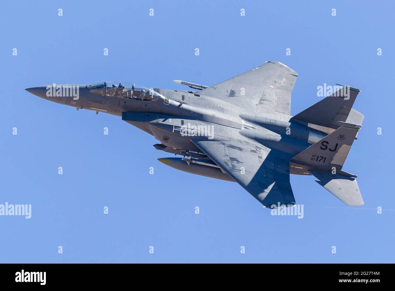 Un US Air Force F-15E Sciopero aquile. Foto Stock